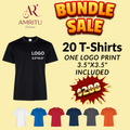 $200 for 20 Custom T-Shirts Printing Deal – Bulk Personalized Cotton Tees | Fast Shipping Canada