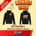 $549 for Business Starter Apparel Bundle – 20 Hoodies - Fast Shipping Canada