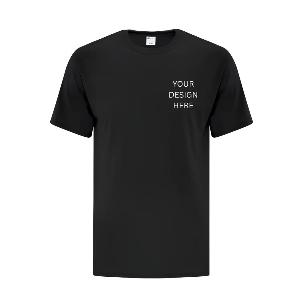 Custom Business T-Shirts Canada | ATC1000 Cotton Tee | DTF Printing Near Me