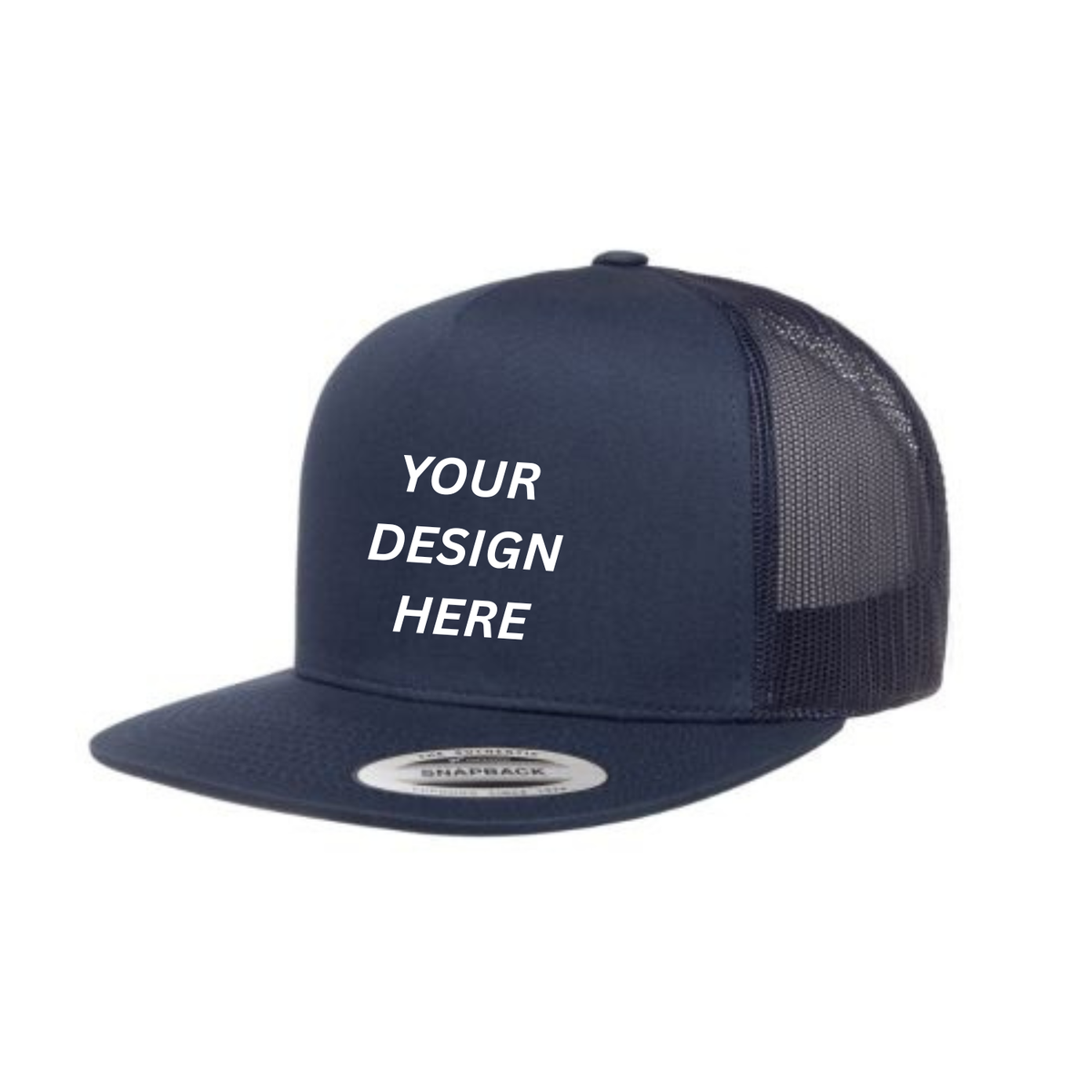 Custom DTF Printed Yupoong 6006 5-Panel Classic Trucker Cap – DTF PRINTING NEAR ME